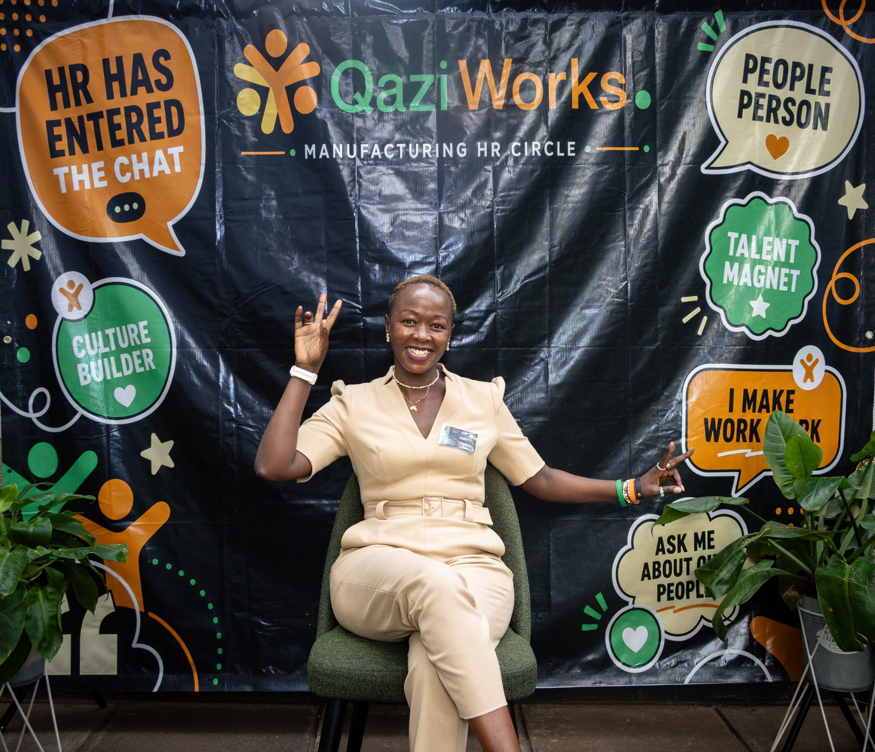 Doris Muigei at the Manufacturing HR Circle event